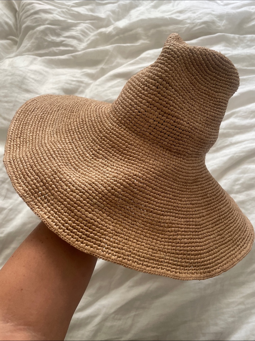 NWT Janessa Leoné Waverly Raffia Wide Brim Hat - Picture 6 of 7